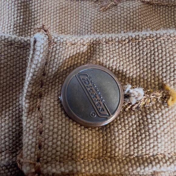 Dickies Canvas Carpenter Shorts Mens 42W Relaxed Fit Tough As Nails 100% Cotton - Picture 6 of 12